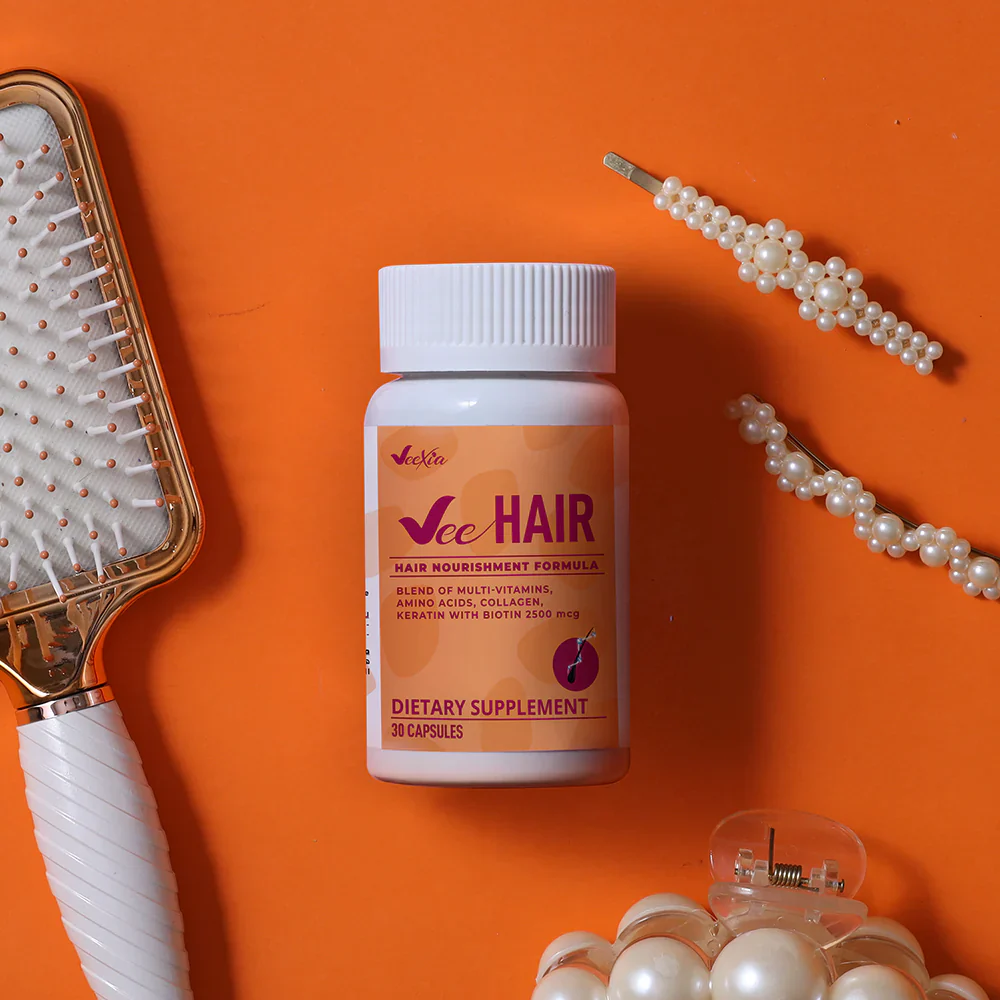 Vee Hair Capsules , Essential Vitamins for Hair Loss Support - Image 4
