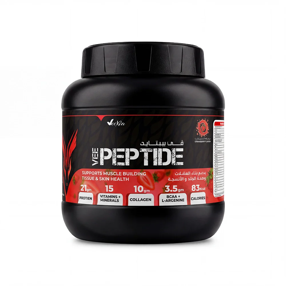 Vee Peptide whey protein Concentrate  Powder , High-Quality Protein Support , Vanilla, chocolate and strawberry flavor buy 1 get 1 free - Image 4